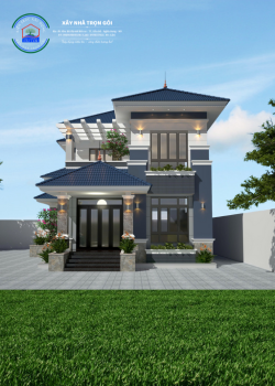 THIẾT KẾ NHÀ ANH CHỊ TRƯỜNG LỤA – NGHĨA BÌNH